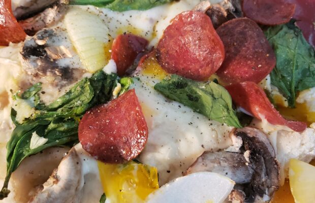 National Pizza Day: healthy crust that’s amazing and only 2 ingredients! National Pizza Day: healthy crust that’s amazing and only 2 ingredients!