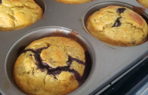 Healthy Blueberry Muffins