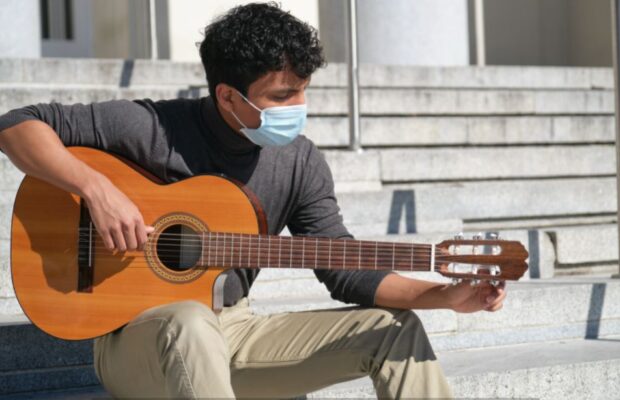 The pandemic has a lot of people becoming guitar heroes! The pandemic has a lot of people becoming guitar heroes!