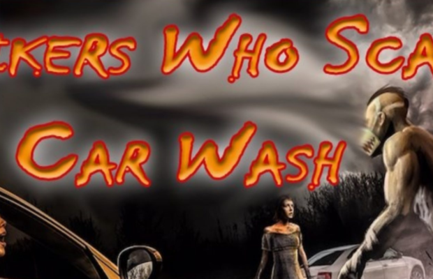 Biker Who Scare Haunted Car Wash
