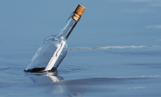 37 years and the message in a bottle is found!